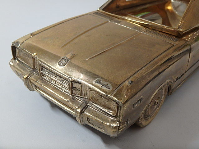 日産 セドリックY30金属製シガレットケース オルゴール 当時物！NISSAN