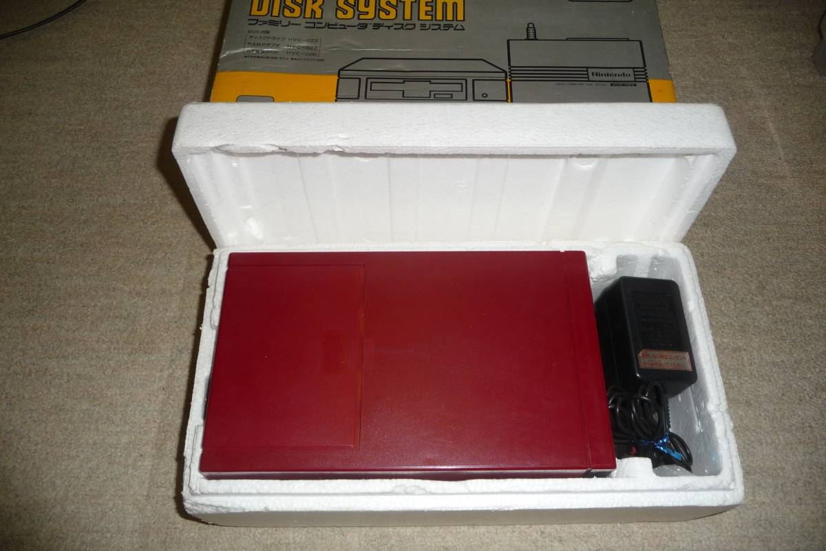 ファミコン用「ディスクシステム本体一式＋ソフト1本」動作確認済み