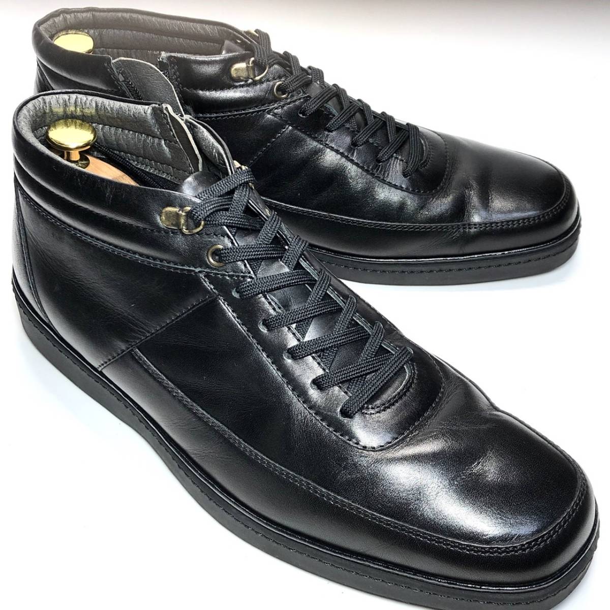 HOPPERS REGAL 27cm メンズ 黒 ブラック チャッカブーツ カジュアル 