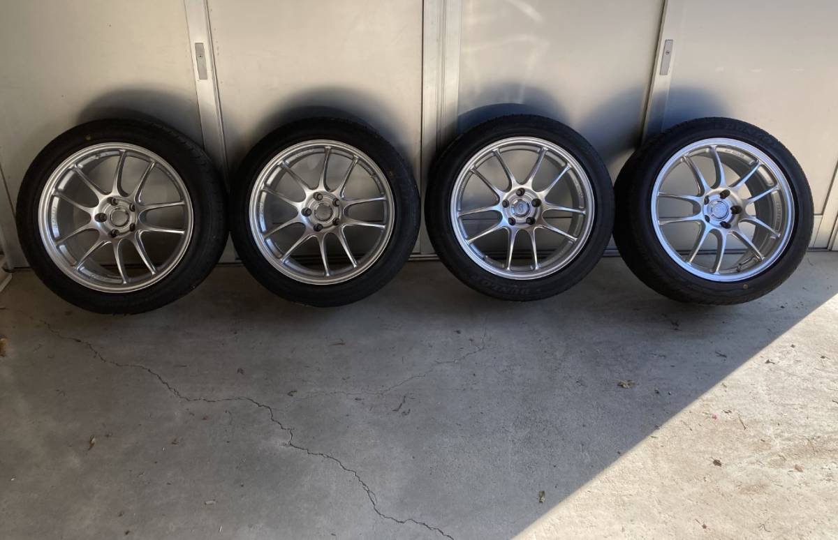 美品】ENKEI PF01 18インチホイール・タイヤセット、VWゴルフ 