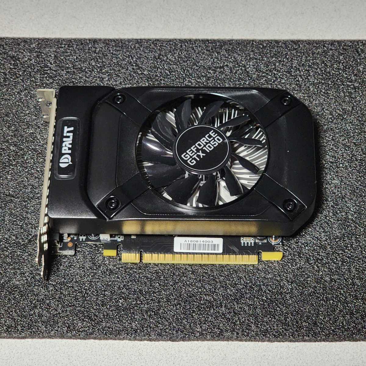 PALIT GEFORCE GTX1050 STORMX 2GB GDDR5 動作確認済み PCパーツ グラフィックカード PCIExpress