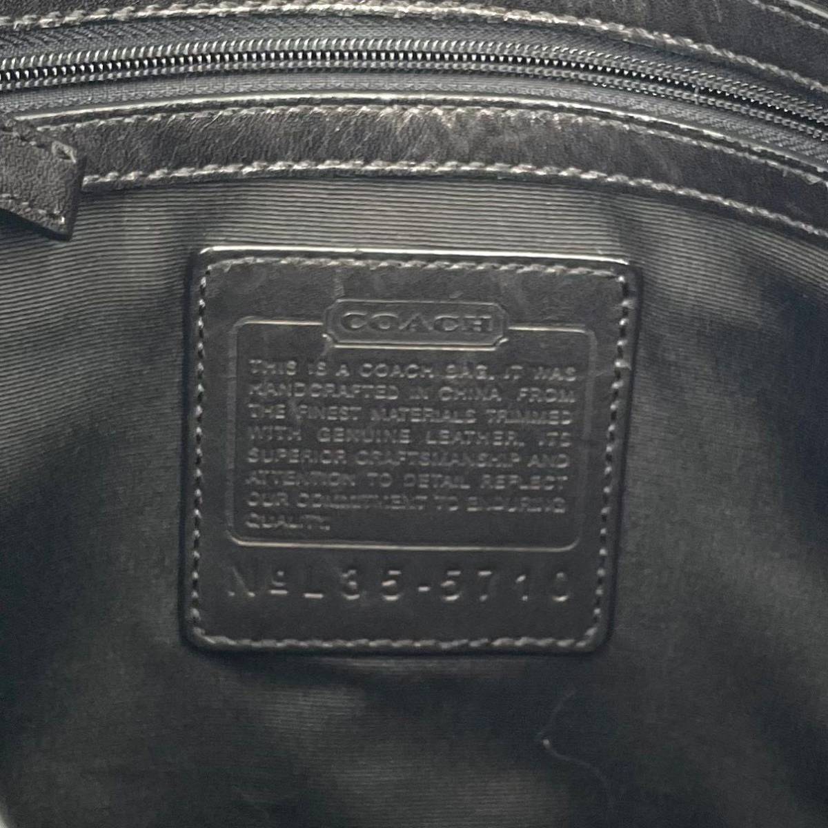 1円 【定価10万級】 コーチ coach サコッシュ ショルダーバッグ ビジネスバッグ ブラック 黒 メンズ レディース キャンバス シグネチャー コーチ ショルダーバッグ 1円 ビジネス レザー [未使用級]