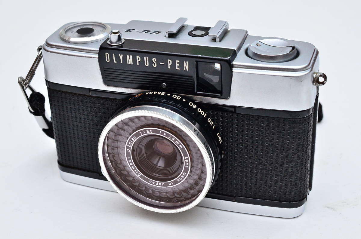 28mm EE-3 PEN オーバーホール済 保証付公式ストア 品 OLYMPUS PEN EE-3 D.