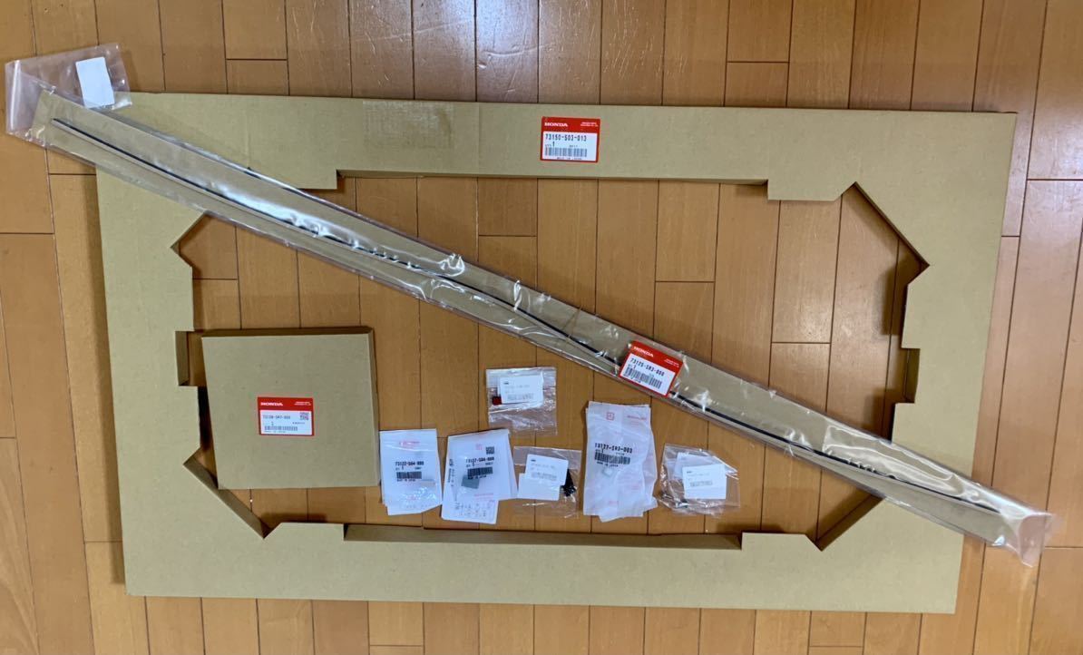 ホンダ シビック EK9タイプR フロントガラスモールディング ガラス交換  