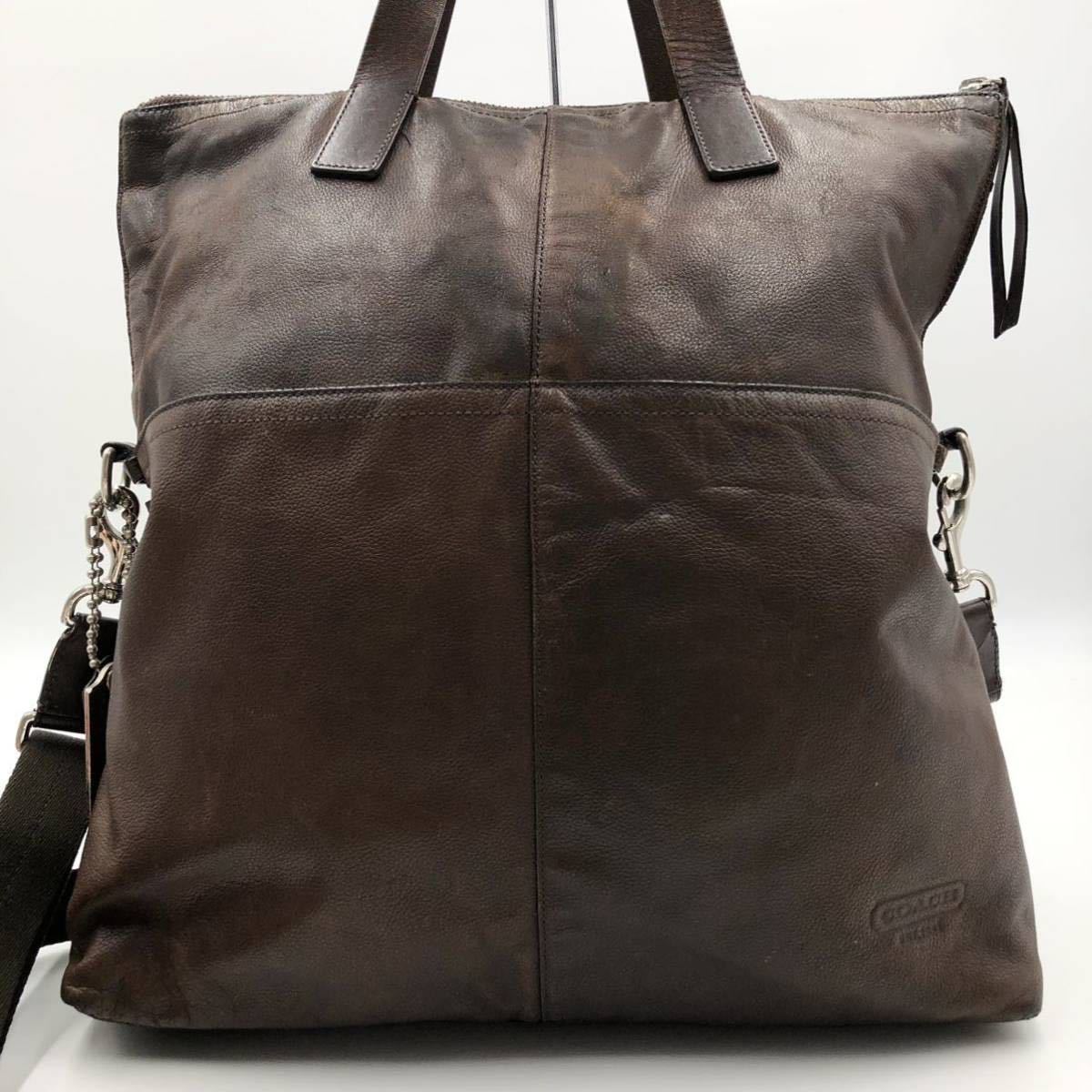 1円 COACH コーチ ショルダーバッグ トートバッグ トンプソン 2way 