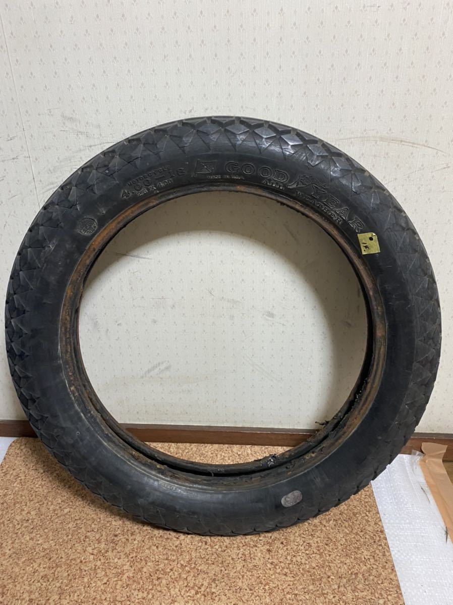 グッドイヤータイヤ当時物 ハーレー 並外れ 30s