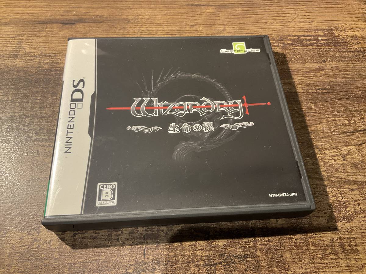 【動作確認&消毒清掃済】ニンテンドーDS ウィザードリィ　生命の楔