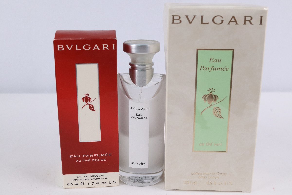 【3点】 BVLGARI ブルガリ EAU PARFUMEE オ・パフメ オーテブラン オーテルージュ オーデコロン ローション 未開封あり まとめ売り 5986-Ｈ
