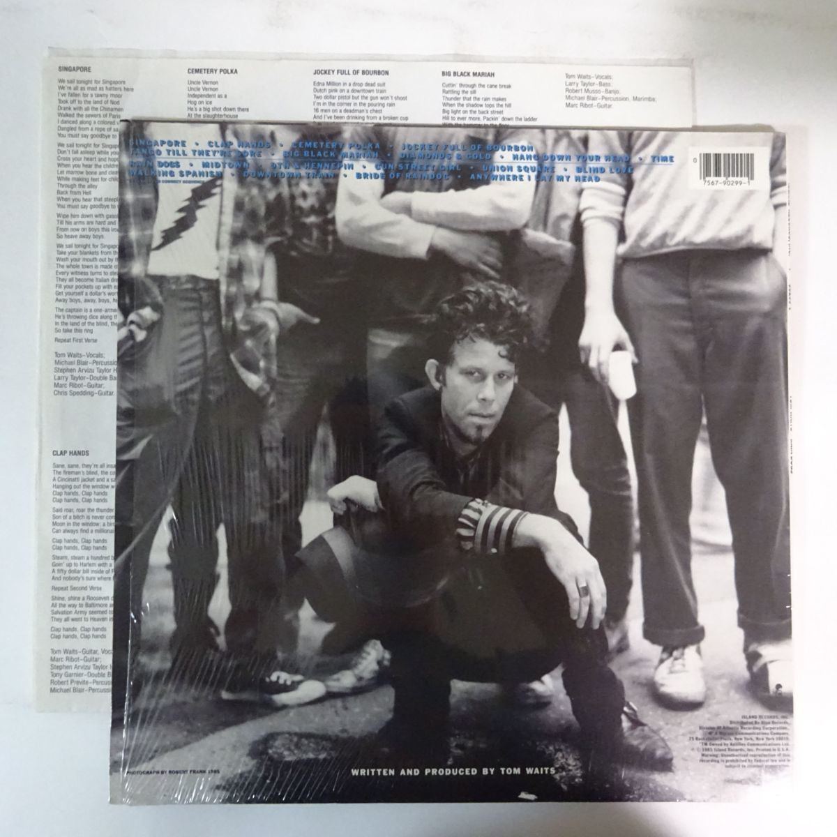 Tom Waits - Vinyl – LP | Waits⁄Corbijn '77-'11 Book (2025 Repress