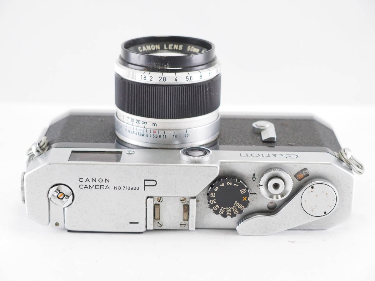 ジャンク】CANON キャノン P ポピュレール + VIL 6L + 50mm F1.8