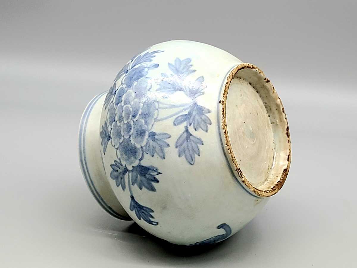 朝鮮美術 | 李朝粉青沙器線刻牡丹文小扁壺 | Gallery陽々youyou | 山梨県