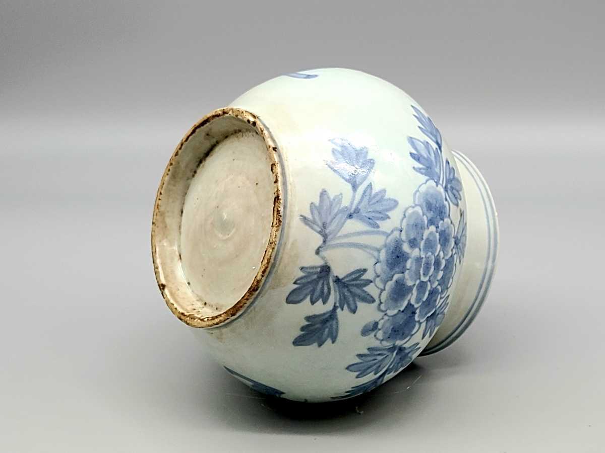 朝鮮美術 | 李朝粉青沙器線刻牡丹文小扁壺 | Gallery陽々youyou | 山梨県