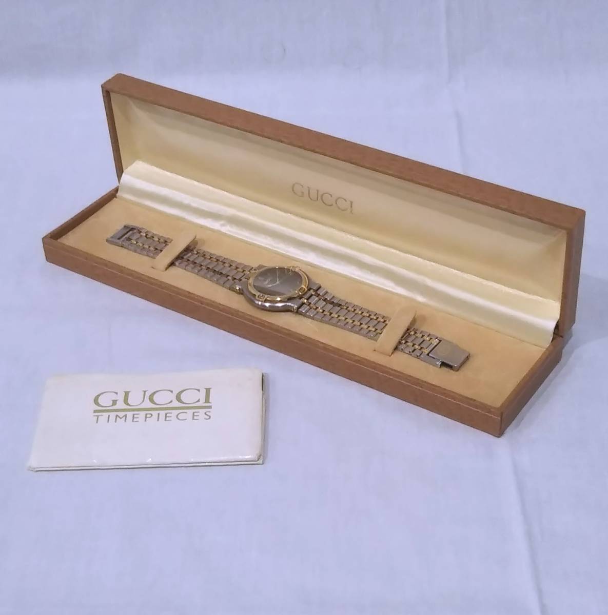 1円スタート！】GUCCI グッチ メンズ 腕時計 時計 9000M ステンレス