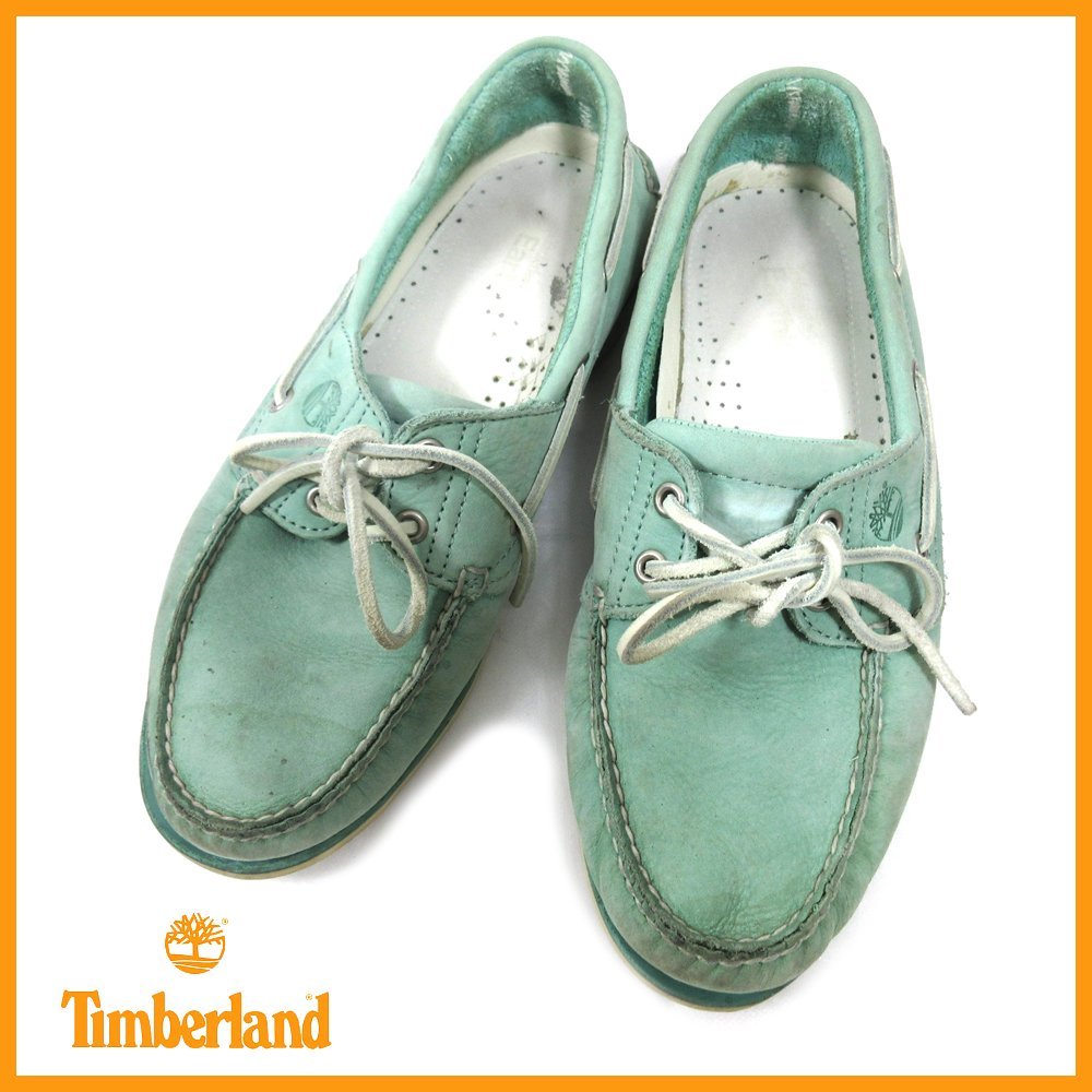 △□Timberland(ティンバーランド)○レザーデッキシューズ○サイズ9M 