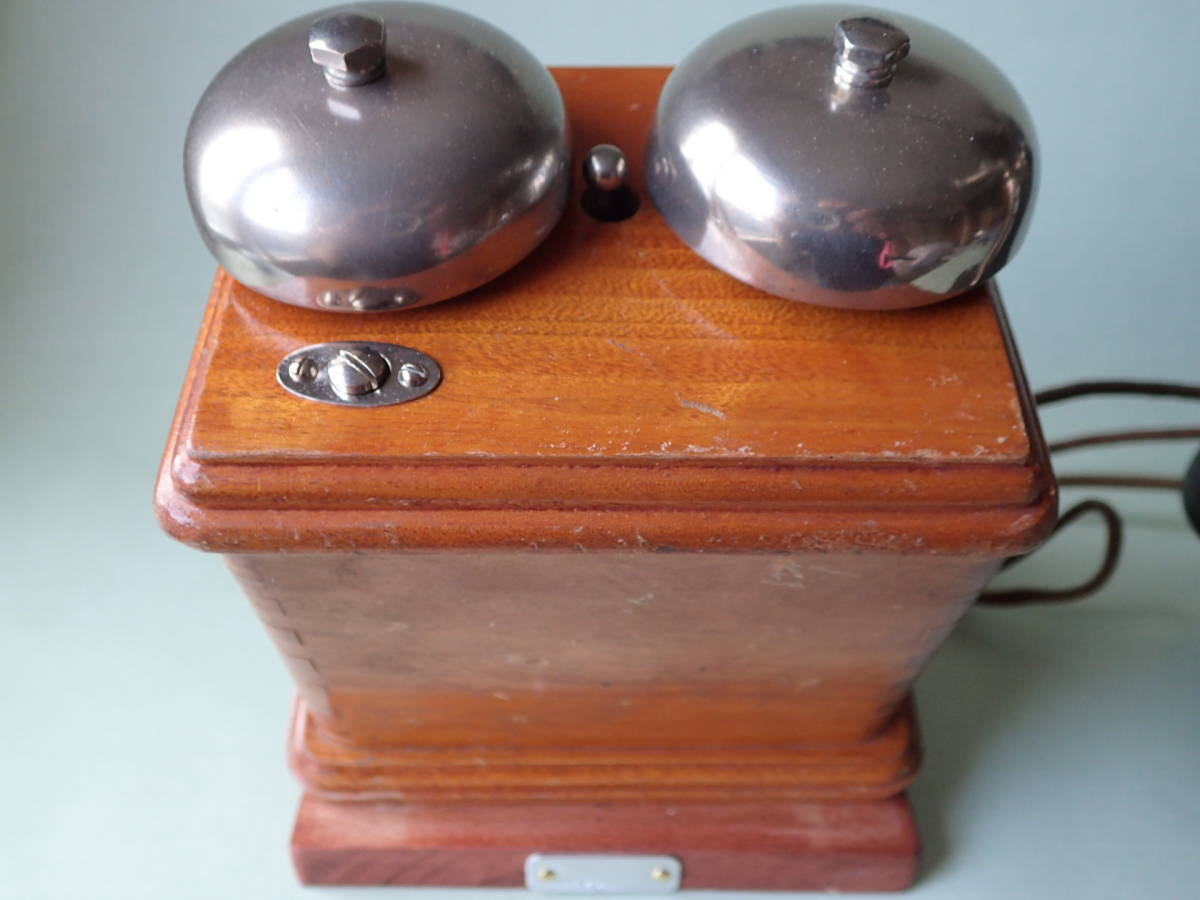 レトロ 大正7年 2号共電式卓上機 日本電氣㈱ アンティーク・室内飾り・