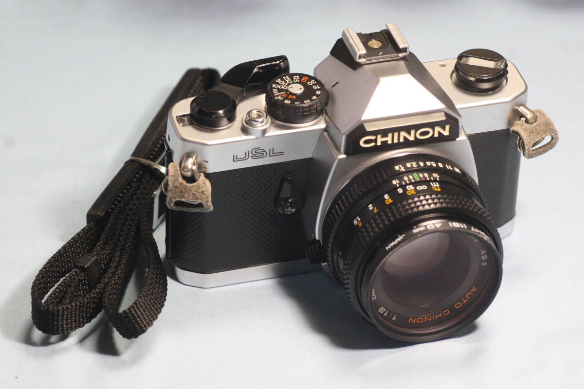 動作確認済 CHINON (チノン) DSL+AUTO CHINON 1:1.9 50mm 完動品 K