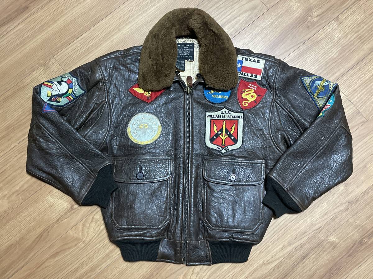 AVIREX アビレックス G-1 TOP GUN レザージャケット フライト