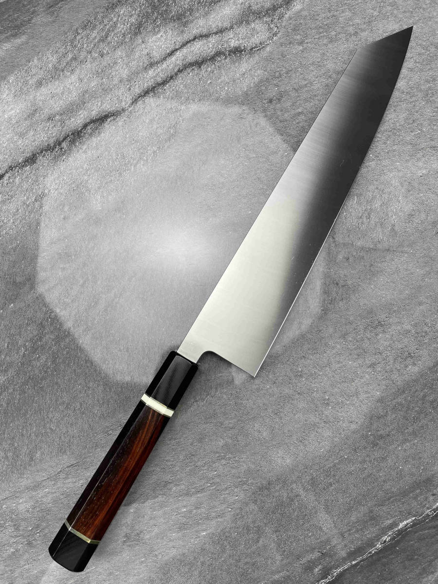 最終セール 尺寸 VG10 和牛刀 切付型超大牛刀 刺身包丁 真空焼き入れサブゼロ処理 硬度はHRC62 非常に硬い 和包丁洋包丁 黄檀G10八角柄(牛刀)｜売買されたオークション情報、yahooの商品情報を 包丁