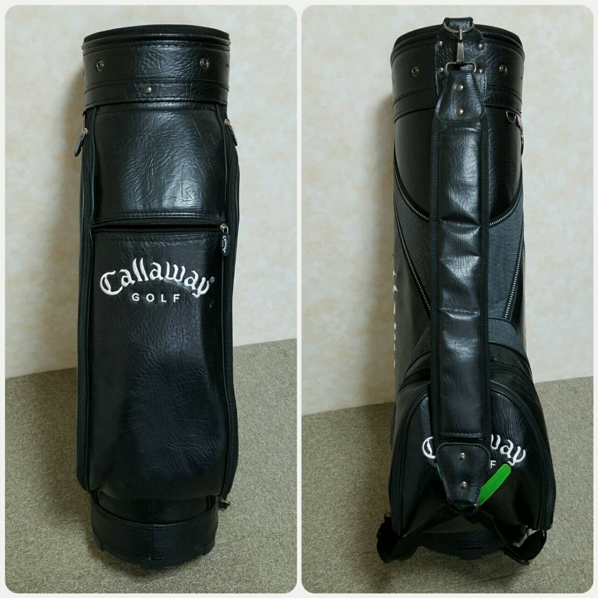 Callaway キャロウェイ ヴィンテージキャディバッグ ショルダー3点式