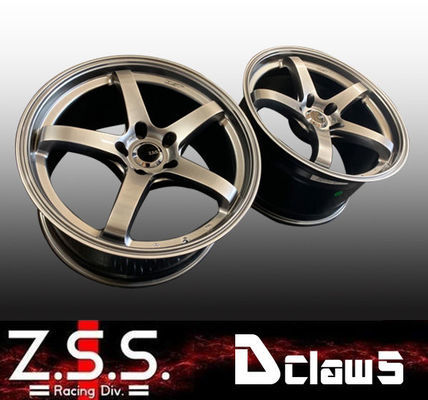 ☆Z.S.S. Dclaw5 18インチ 8.5J +38 PCD114.3 5穴 2本set ハイパー 