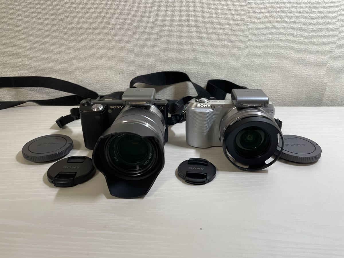 SONY ミラーレス一眼 NEX-C3 NEX-2 2台セット レンズ/SEL1855