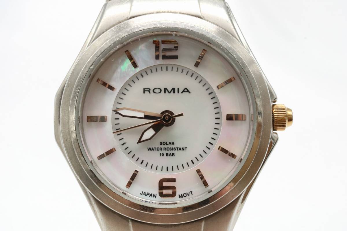 W12-87 ROMIA ロミア ソーラー 腕時計 RM-321L レディース 送料全国 