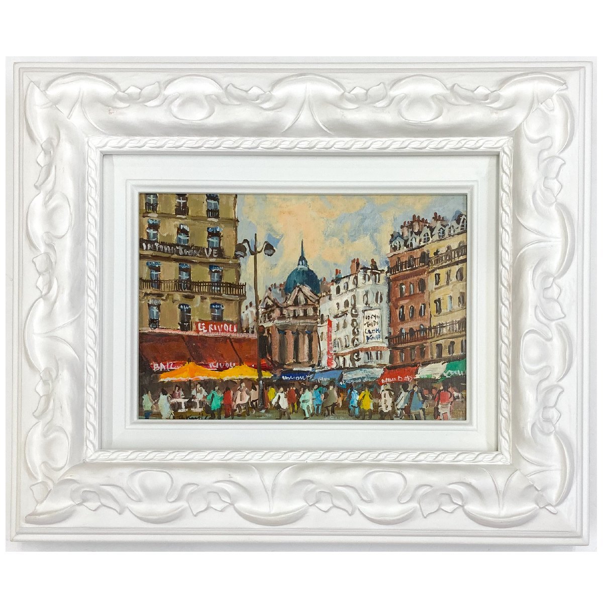 人気，安い SHIN 関 拓司 パリ街景 SM 油彩 額装 油絵 風景画(人物画)｜売買されたオークション情報、yahooの商品情報をアーカイブ公開 - オークファン 人物画