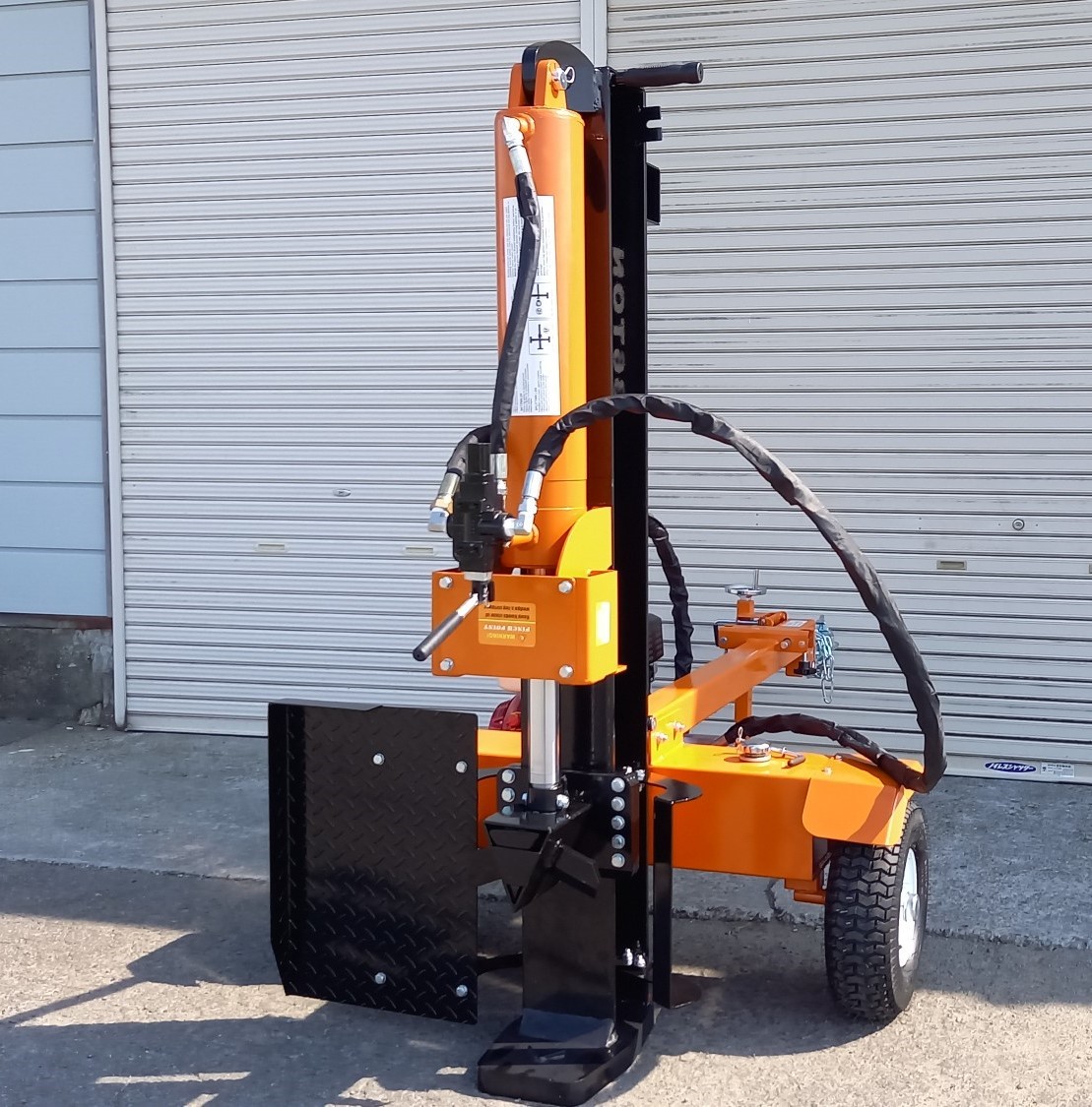 薪割り機 ３６トン 36t セル＆リコイルスタート セル＆リコイル ファムテク！ 組立済　発送　36t　薪割り機　３６トン　薪割機　270cc　エンジン　9hp　エンジン　シングルレバー　オートリターン　新品　未使用