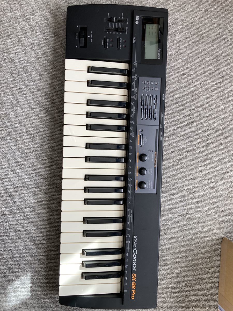 Roland Sound Canvas SK-88 Pro 本体　アダプター Roland SOUND CANVAS SK-88 PRO アダプター欠品 通電動作確認済 【公式