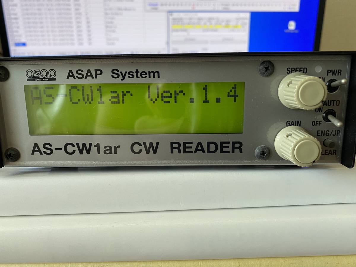 AS-CW1ar CW READER 和文/欧文対応モールス符号解読器