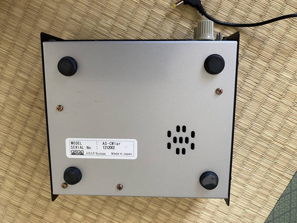 AS-CW1ar CW READER 和文/欧文対応モールス符号解読器