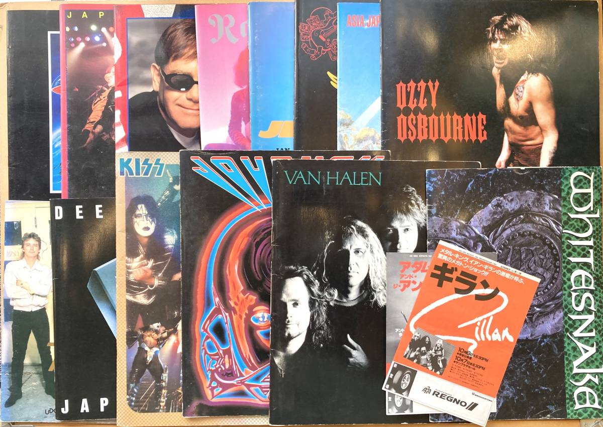 格安，人気 半券付き多数 HR/HM ツアー パンフ合計14冊セット チラシ付き Ozzy Osbourne/Deep Purple/Rainbow/Scorpions/KISS/Van Halen etc(Ozzy Osbourne)｜売買されたオークション情報、yahooの商品情報をアーカイブ公開 - オー Ozzy Osbourne