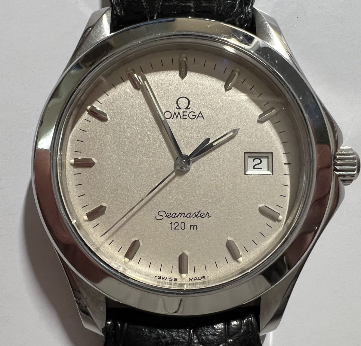 人気，豊富な OMEGA オメガ Seamaster シーマスター 120m 2511 クォーツ quartz メンズ cal.1438 168 1501 196 1501 動品 一円スタート は-102(シーマスター)｜売買されたオークション情報、yahooの商品情報をアーカイブ公開 - シーマスター