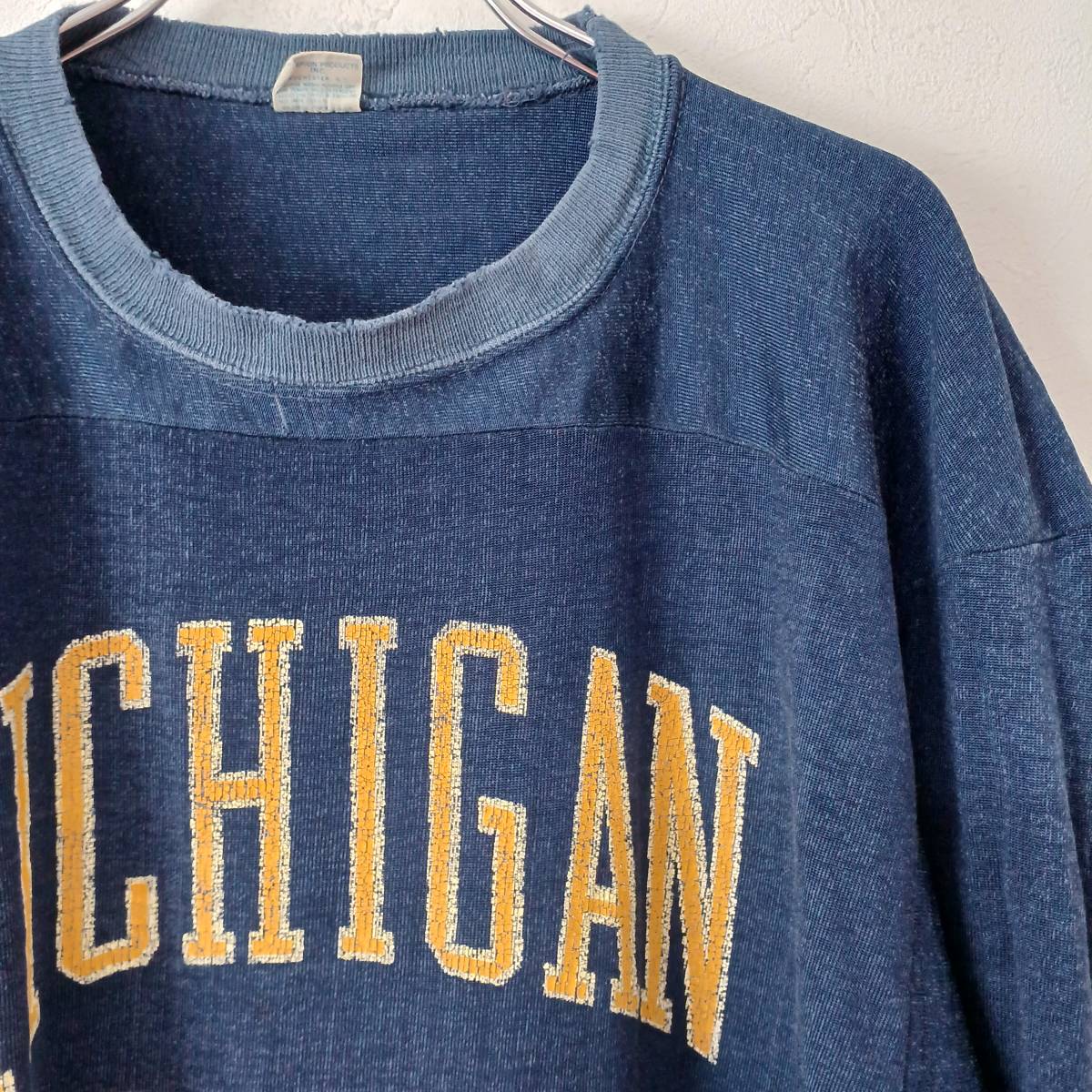 ビンテージ 70s チャンピオン MICHIGAN TECH コットン ナイロン 