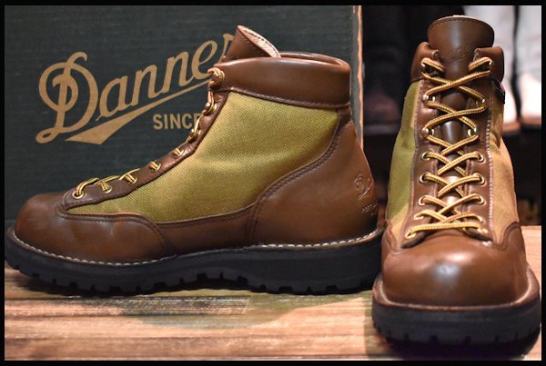 8.5EE 箱付 良品 白タグ】Danner ダナーライト3 33234 茶 ブラウン 