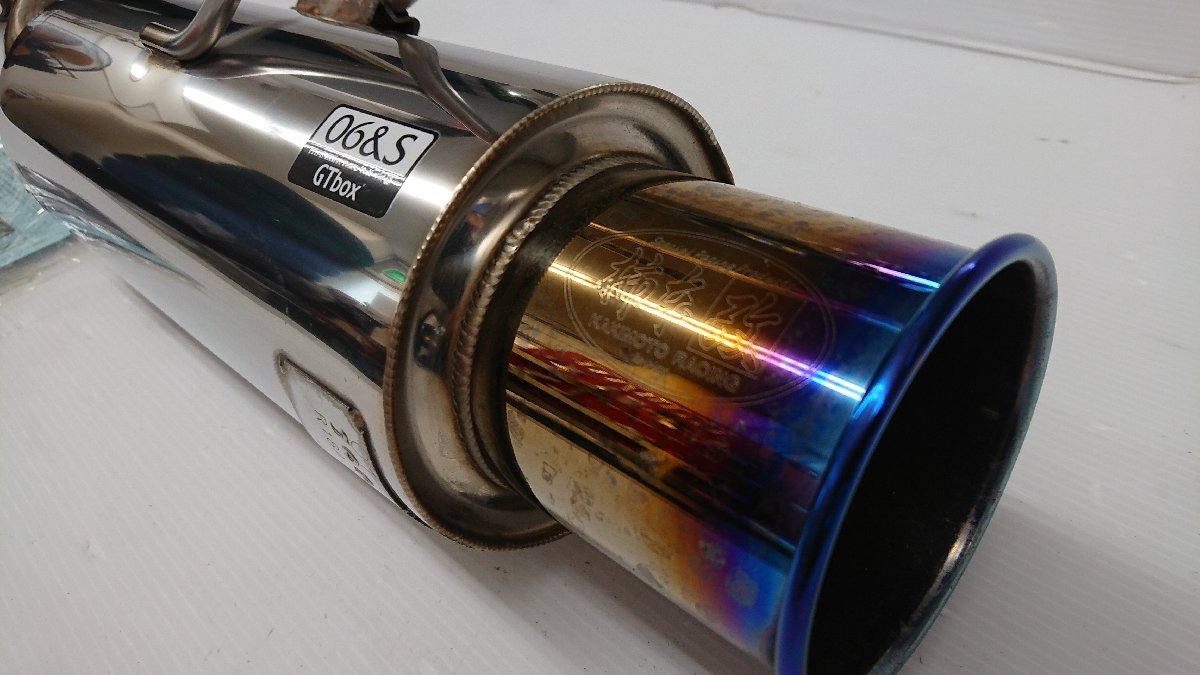 ☆中古品☆柿本改 RN6 RN8 ストリーム RSZ GTbox 06&S 砲弾 ステンレス 