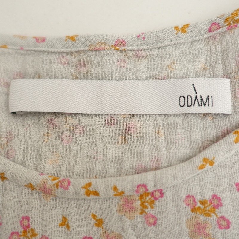 □【ocaille取り扱い】オダミ ODAMI *フラワープリントコットンダブル 
