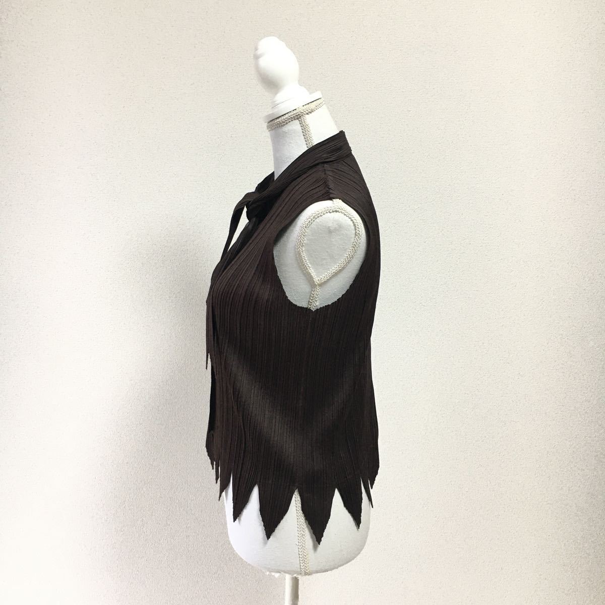 美品 PLEATS PLEASE プリーツプリーズ ギザギザ デザイン トップス  