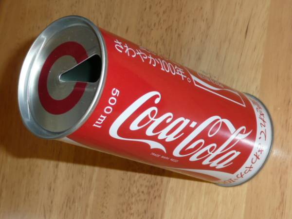 ◇◇コカ・コーラ【プルタブ式500mlスチール缶】86年製◇◇(コカ