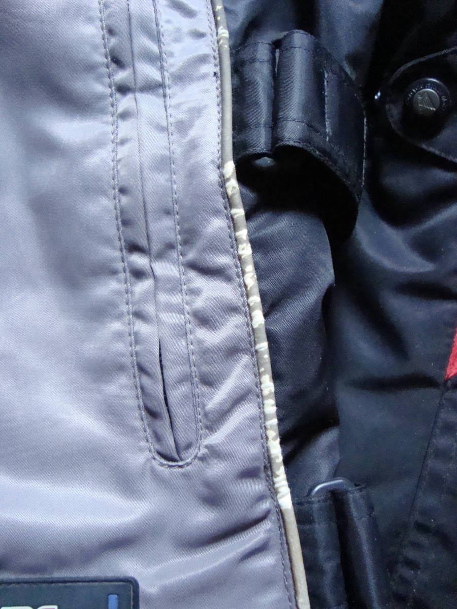 HONDA MOTORCYCLE｜ホンダモーターサイクルのナイロンジャケット通販 ナイロンジャケット ホンダ レーシングジャケット MOTORCYCLE APPAREL レディース メンズ Track up Jacket 百花繚乱 Black MUSINSA公式 ジャケット（素材（生地・毛糸）ナイロン）（メンズ