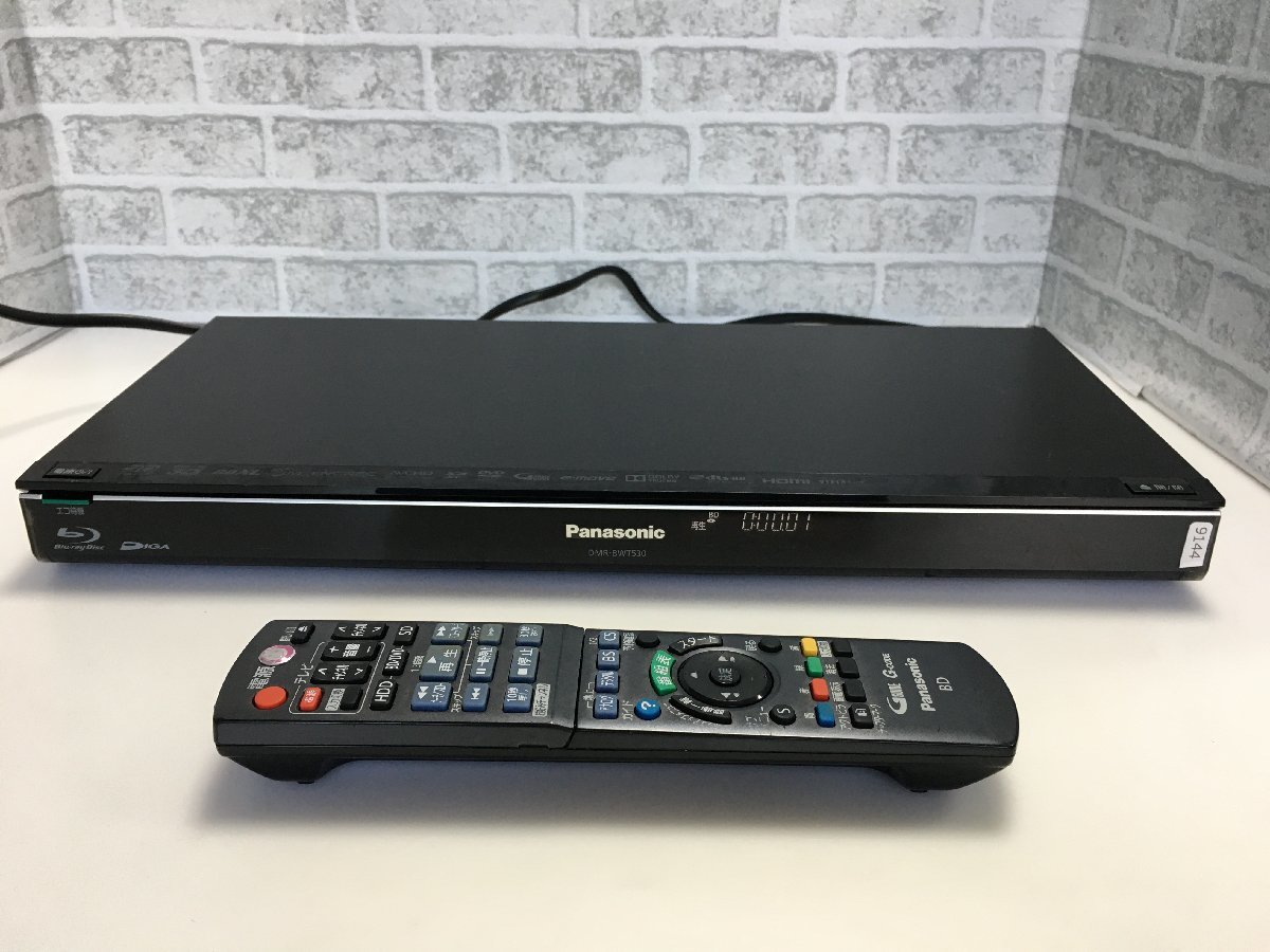 Panasonic DMR-BWT530 ブルーレイレコーダー　美品 パナソニック BDレコーダー DMR-BWT530 中古品9144 DIGA Panasonic