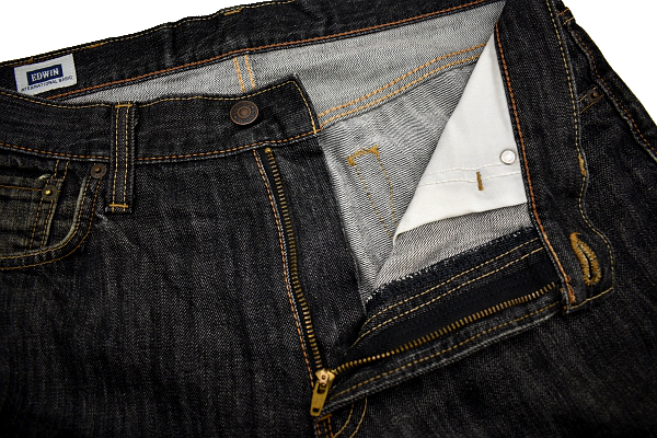 EDWIN エドウィン ジーンズ リラックスストレート EDWIN&frasl;エドウイン405 FIRE K-3665★美品★EDWIN エドウィン INTERNATIONAL BASIC 403★日本製 人気の濃い ヴィンテージ加工 ブラックデニム ストレートジーンズ W-33