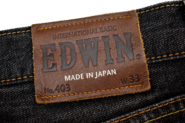 EDWIN エドウィン ジーンズ リラックスストレート EDWIN&frasl;エドウイン405 FIRE K-3665★美品★EDWIN エドウィン INTERNATIONAL BASIC 403★日本製 人気の濃い ヴィンテージ加工 ブラックデニム ストレートジーンズ W-33