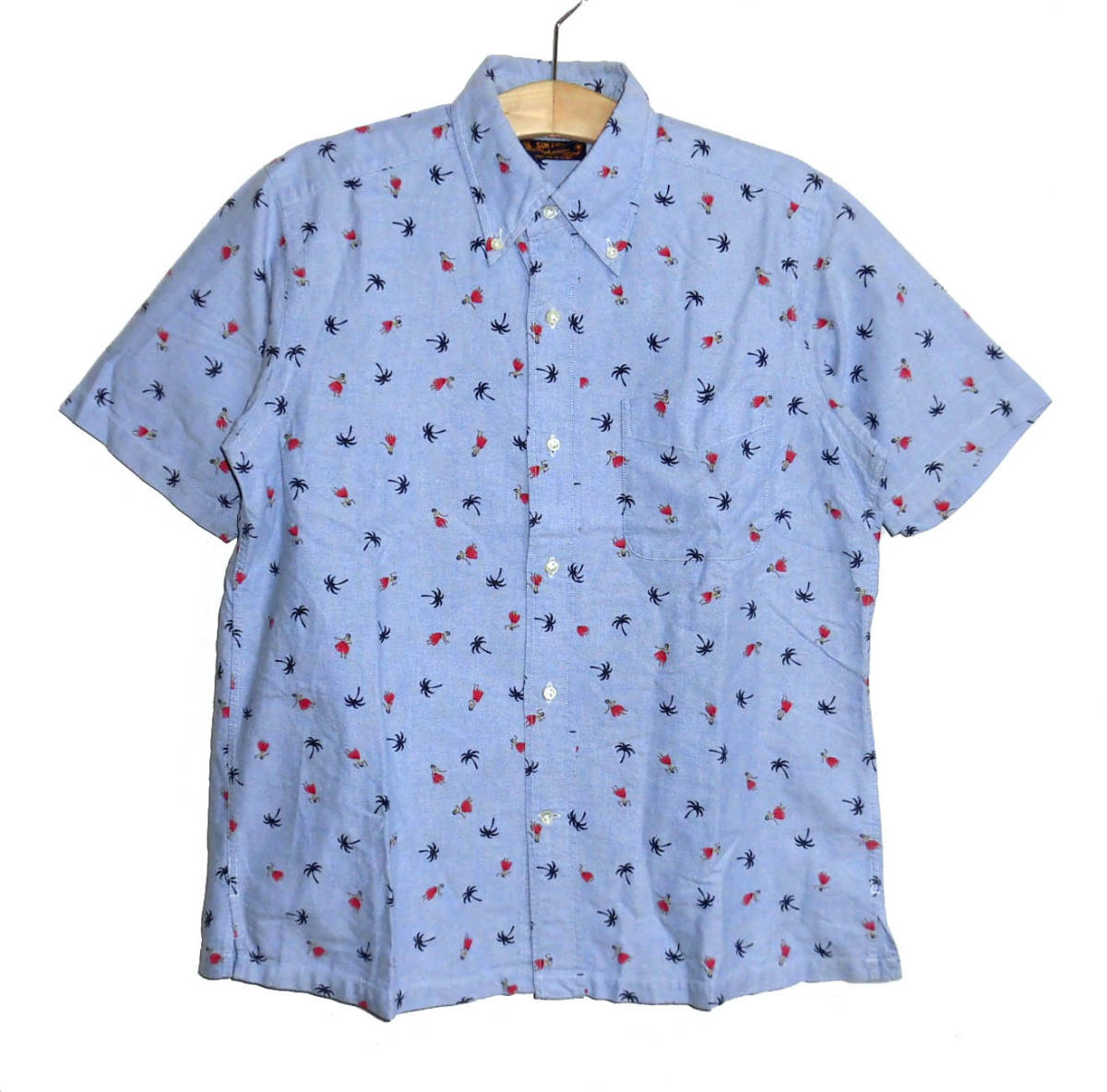 激安大特価，大得価 東洋エンタープライズ SUN SURF サンサーフ 60&rsquo;S復刻 フラダンサー オックスフォード ボタンダウン シャツ M サックス(Mサイズ)｜売買されたオークション情報、yahooの商品情報をアーカイブ 男性用