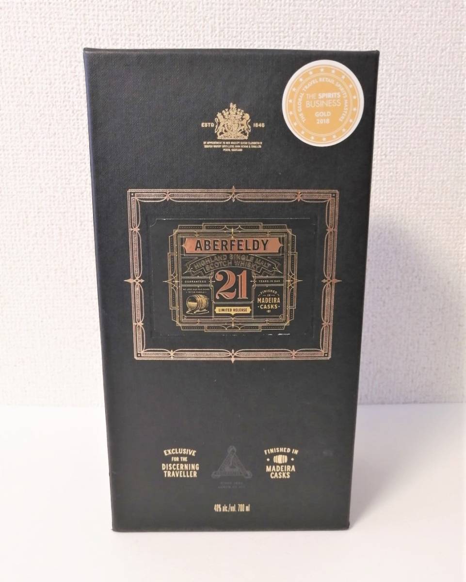 ABERFELDY アバフェルディ21年 MADEIRA CASKS マデイラカスク 700ml 40