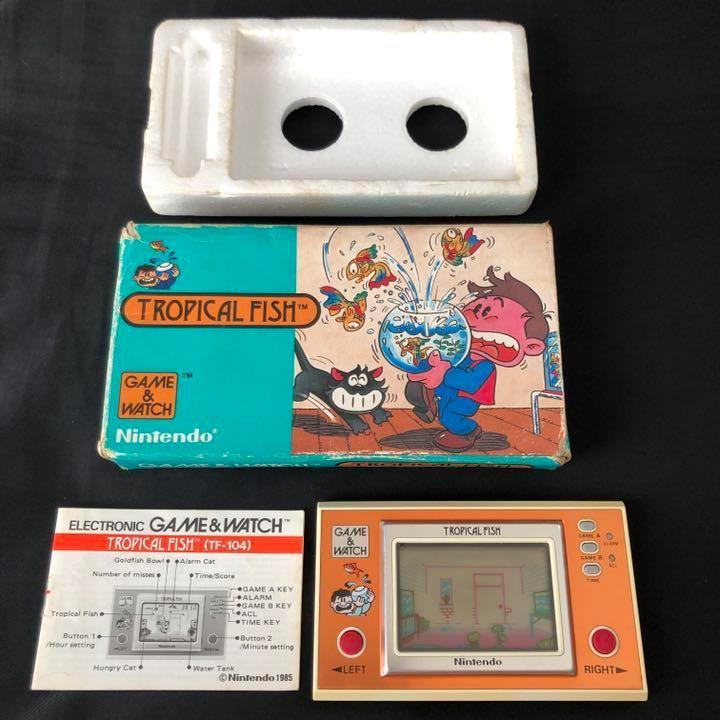 動作確認済み ゲームウォッチ トロピカルフィッシュ 任天堂 1985