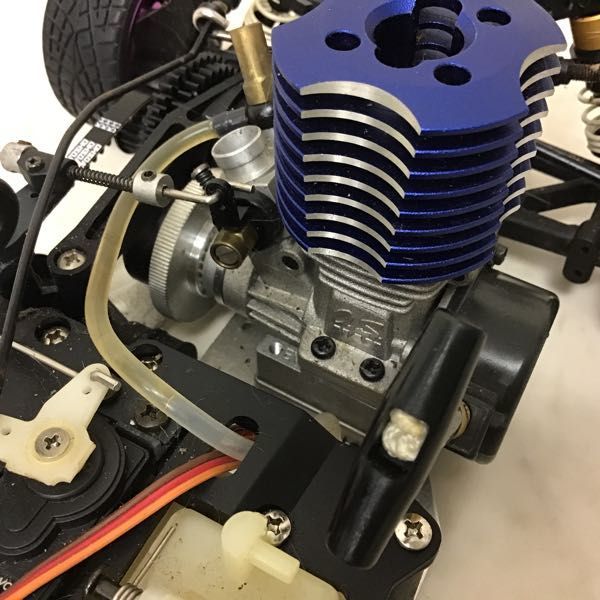 1円〜 ジャンク 1/10 RC エンジンカー O.S. MAX CV-R、JR NES-507