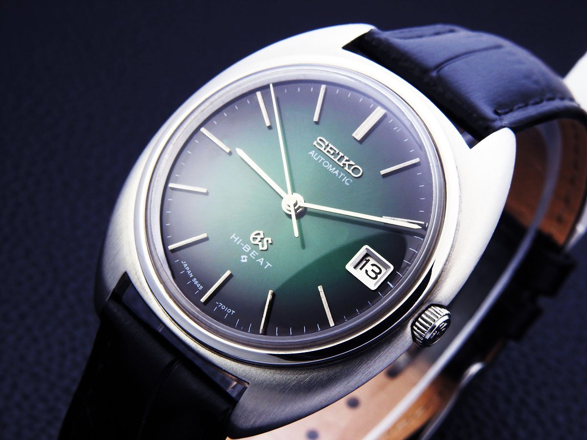 GRAND SEIKO グランド セイコー HI-BEAT 5645-7000 Steel ， Green 