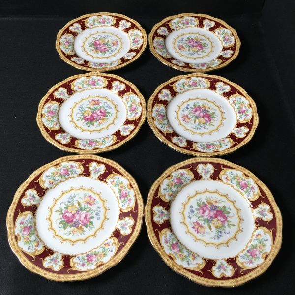 6A ROYAL ALBERT Lady Hamilton ② 小皿 6枚 まとめ セット【商品説明