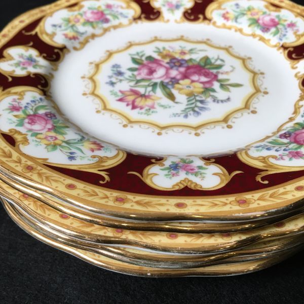 6A ROYAL ALBERT Lady Hamilton ② 小皿 6枚 まとめ セット【商品説明